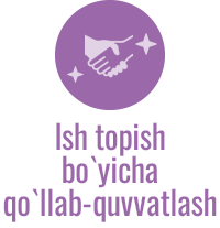 Ish topish bo`yicha qo`llab-quvvatlash